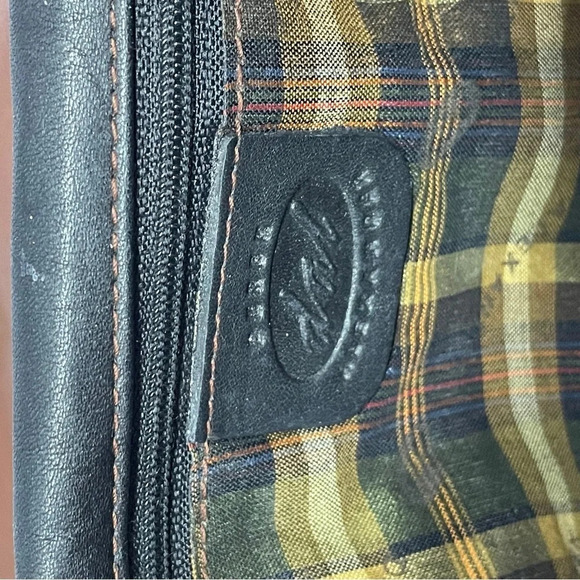 Pre-owned Derec Alexander Men Cross body Genuine Black Leather Bag - Picture 4 of 16